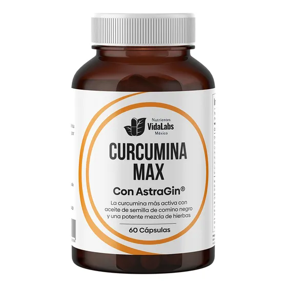 Curcumina Max Nutrientes Vidalabs México 60 Cápsulas