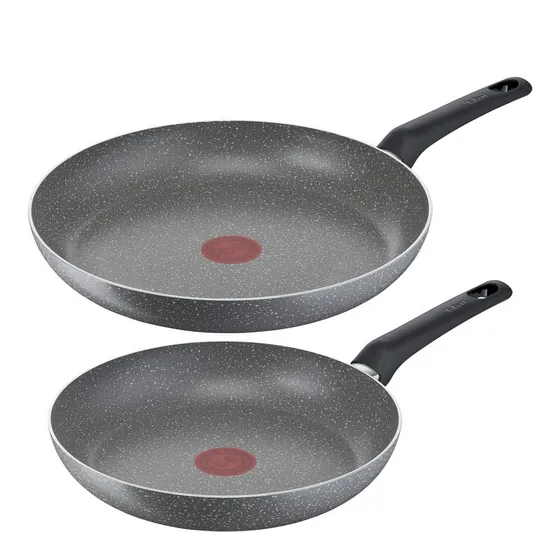 Juego De Sartenes B5789082 Natural Cook X2 De 24/30cm Tefal