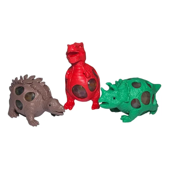 Caja X 12 Squishy Animalito Ball Gel Anti Estrés Didáctico