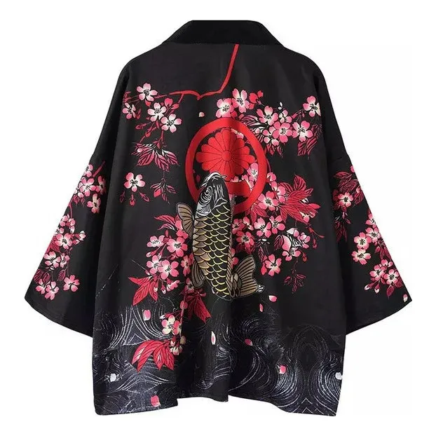 Kimono Japonés Unisex Yukata Con Creatividad Estampado 1