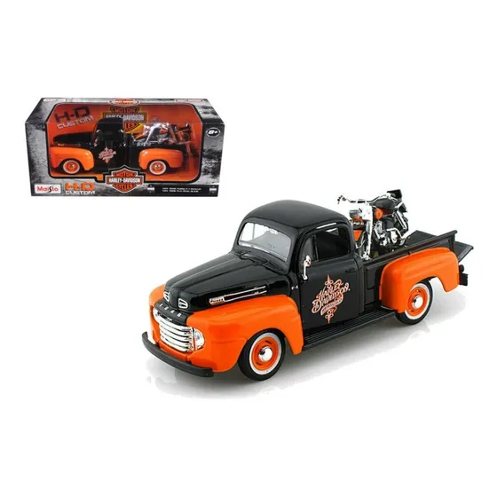 Ford F-1 1948 Pick Up Harley Davidson 1958 1:24 Maisto