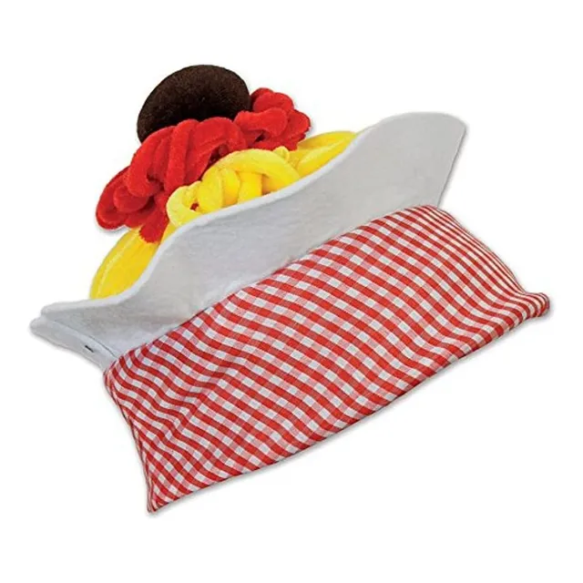 Beistle 60027 Felpa Espagueti Y Albóndiga Multicolor