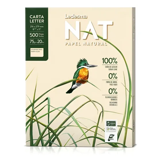 Papel Reciclado 75 Gr Chamex 500 Hojas Tamaño Carta