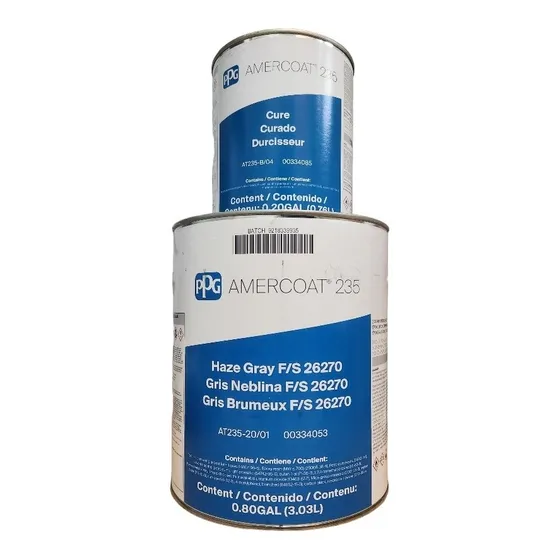 Pintura Epóxica Obra Muerta Gris Amercoat 235 Ppg Galon