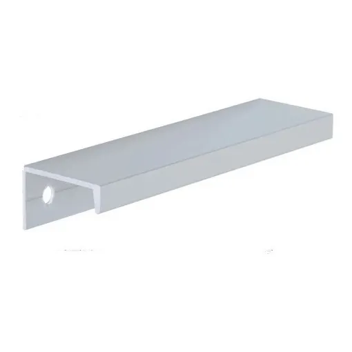 Perfil Tirador De Aluminio Tipo  L  Mate Bari