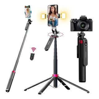 Trípode Para Selfies Con 2 Luces, Para iPhone/android, Gopro Trípode Para Selfies Con 2 Luces, Para iPhone/android, Gopro