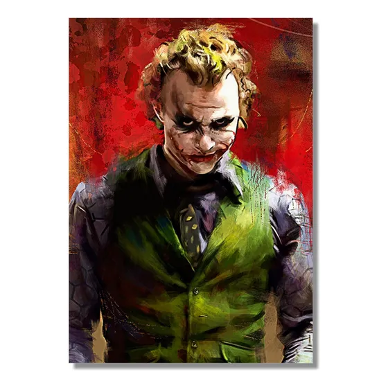 Cuadro En Aluminio Joker El Intenso 30x20 Cm