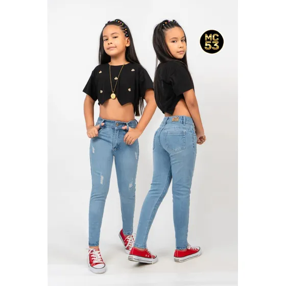 Jean Casual Para Niña