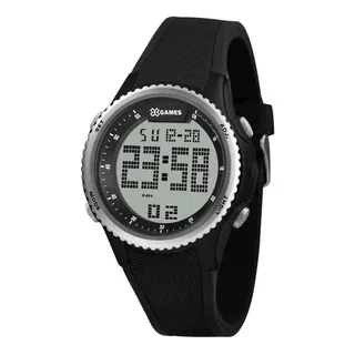 Relógio Masculino Preto Digital Pulseira Silicone X Games+nf Relógio Masculino Preto Digital Pulseira Silicone X Games+nf