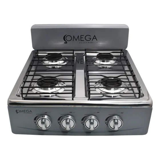Cocina De Mesa A Gas 4 Hornillas  Omega Electronics