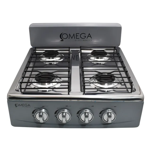 Cocina De Mesa A Gas 4 Hornillas  Omega Electronics