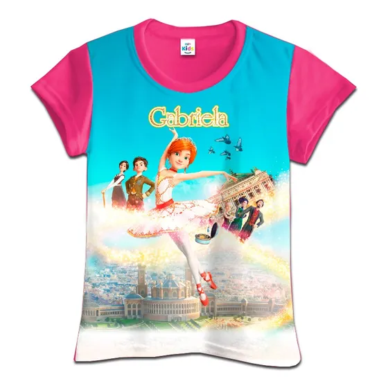 Franela Camisa Niña Ballerina En Poliester