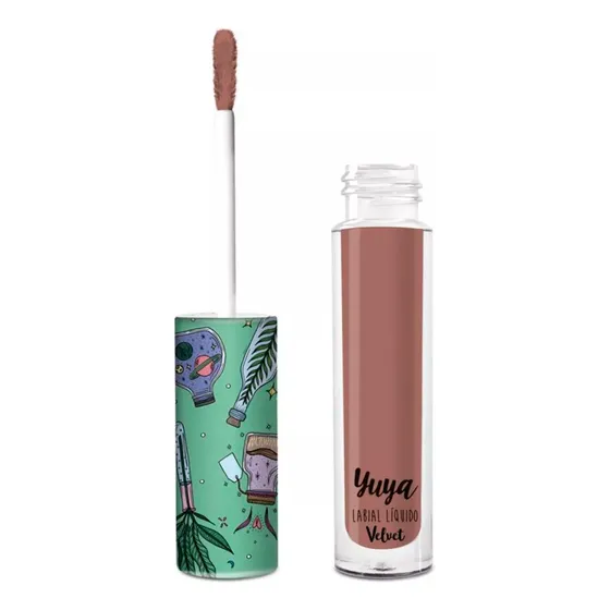 Labial Yuya Velvet Liquid Lipstick Labios color te quiero mate