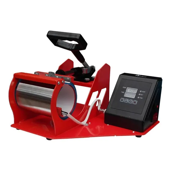 Plancha sublimadora Moritzu MZY-1MG roja y negra 127V