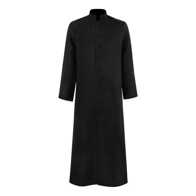 Bata Medieval De Sacerdote De Iglesia, Chaqueta, Sotana, Pre