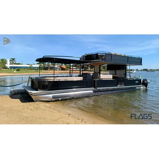 Pontoon Alvorada 1100 / Ñ Solara, Fluvimar, Ventura