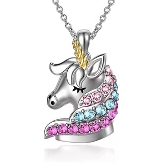 Collar De Unicornio-caballo Para Niña, Regalo Ideal Mujer Collar De Unicornio-caballo Para Niña, Regalo Ideal Mujer