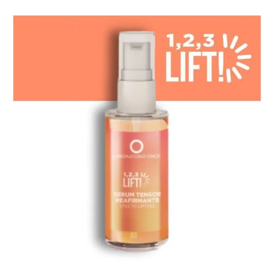 Serum Tensor Reafirmante 1,2,3 Lift  Lab Once Hialurónico