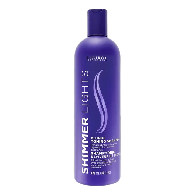 Shampoo Shimmer Lights Clairol Cabello Rubio Platinado 473m