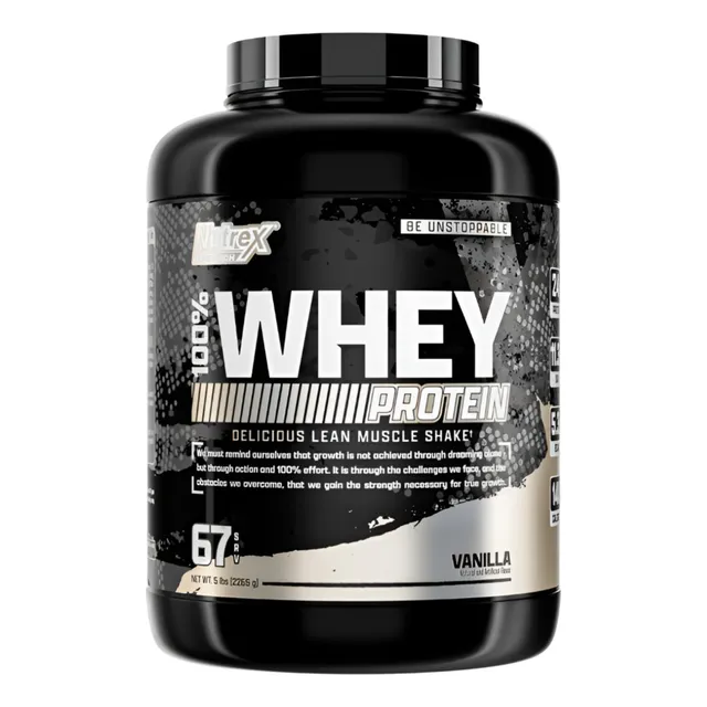 Proteina Whey Protein Nutrex Research 100% 5 Lbs Vainilla