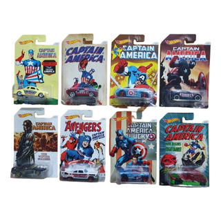 Hot Wheels Capitán América Serie Completa 8/8 !!! Hot Wheels Capitán América Serie Completa 8/8 !!!