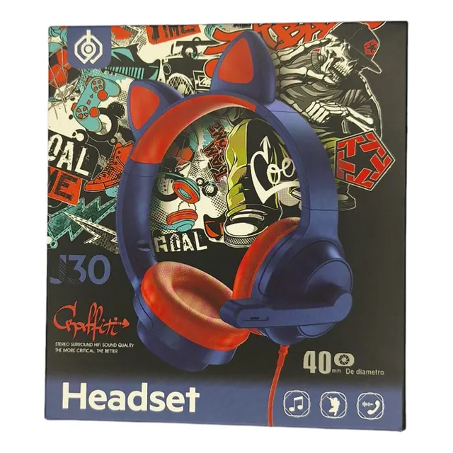 Audífonos Pc Gamer J30 Gato