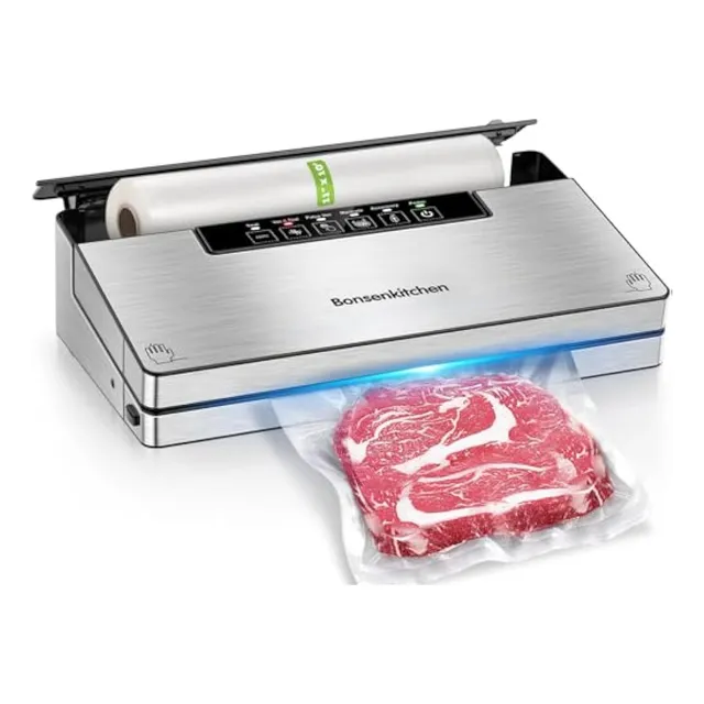 Bonsenkitchen Máquina Selladora Al Vacío, Potente