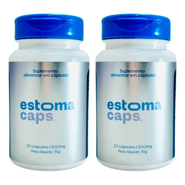 2 Un Estomacaps Dor De Estomago Refluxo 30 Capsulas