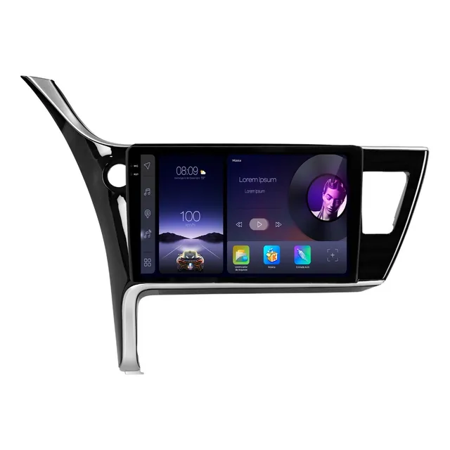 Multimídia Adak Iplay G2 Corolla 2017 A 2019 2ram 64gb 10'