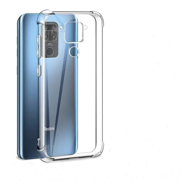 Funda Para Redmi Note 9  Anti Shock + Vidrio Full D