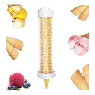 Dispensador De Conos De Helado, Conos De Gofre, Con 2 Juntas Dispensador De Conos De Helado, Conos De Gofre, Con 2 Juntas