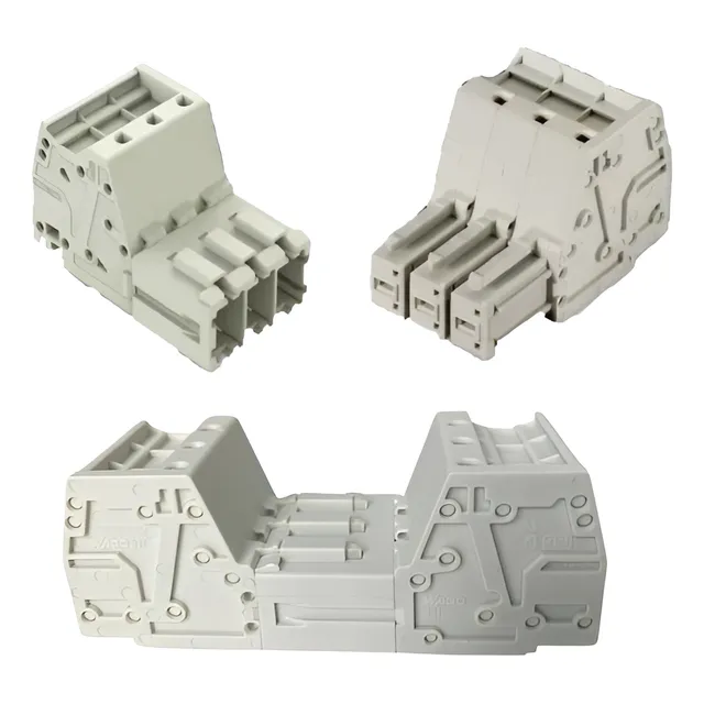 Conector Wago 831 Chuveiro 127v / 220v Cabo 10mm 50a Kit