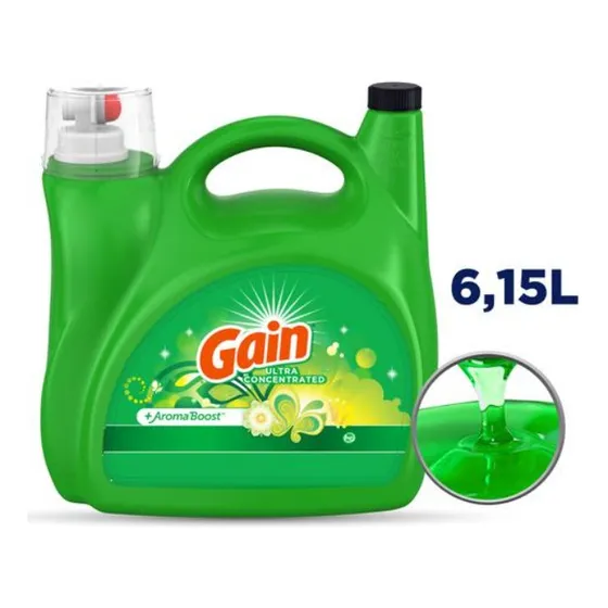 Detergente Líquido Gain 6.15l