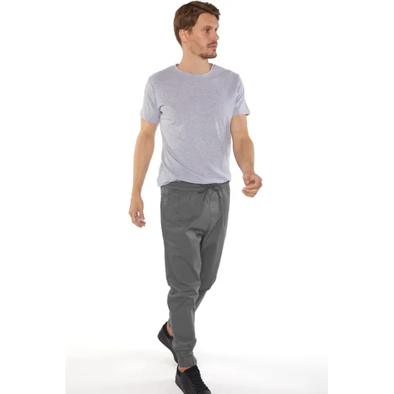 Pantalon Jogger De Gabardina