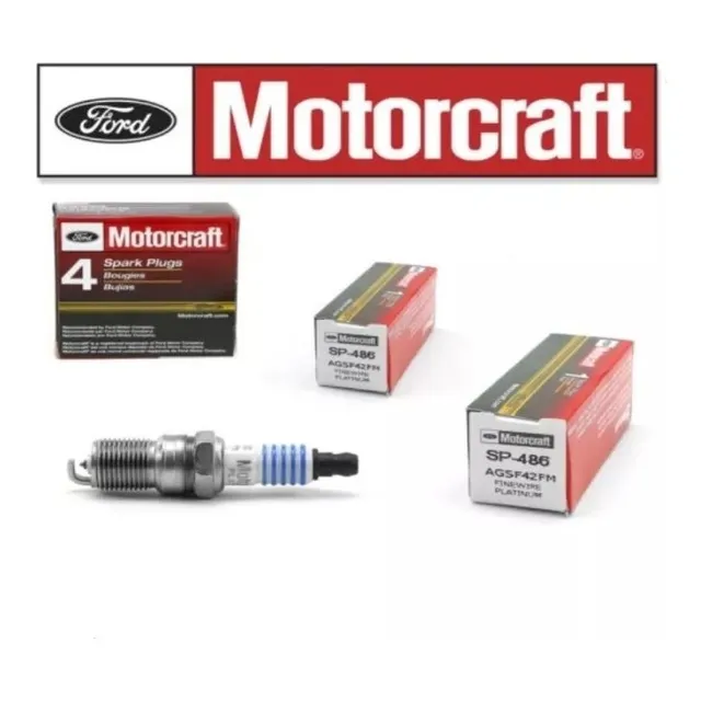 Juego Bujías Motorcraft Ford Ranger, Explorer 4.0 V6 Platino