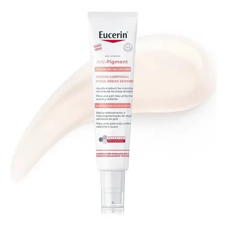 Eucerin Sérum Corporal Antimanchas Áreas Sensíveis 75ml, Anti-pigment, Clareador Axilas E Virilha, Thiamidol Neutra