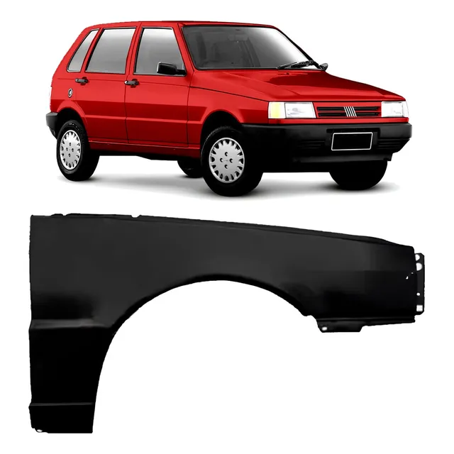 Paralama Dianteiro Uno 84 A 97 98 99 2000 2001 2003 Sem Furo