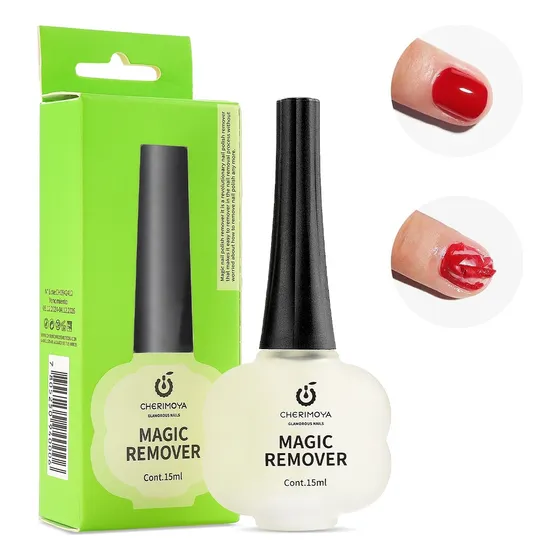 Magic Removedor Gel Esmalte De Remover 15ml Cherimoya