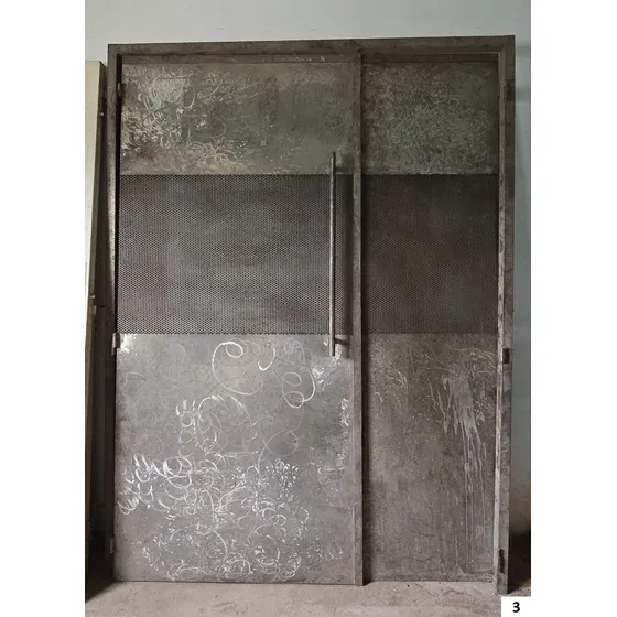 Puerta Metalica De Seguridad - Doble Hoja 
