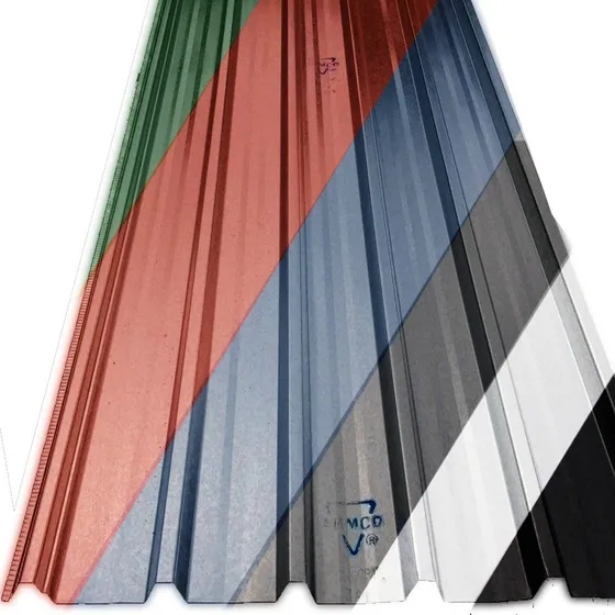 Chapas Trapezoidales Econopanel Color Prepintadas Armco C26.