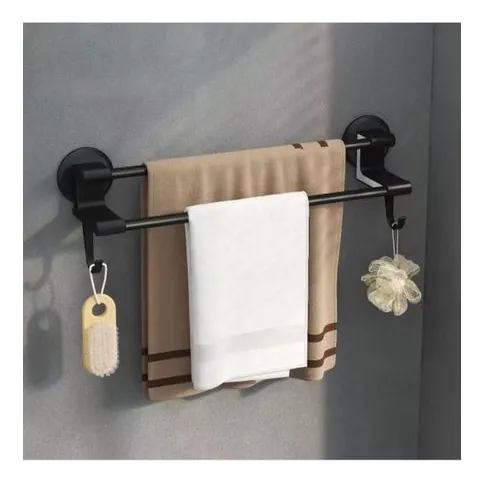 Soporte Para Toallas Baño Con Gancho Plástico Calidad Handiy