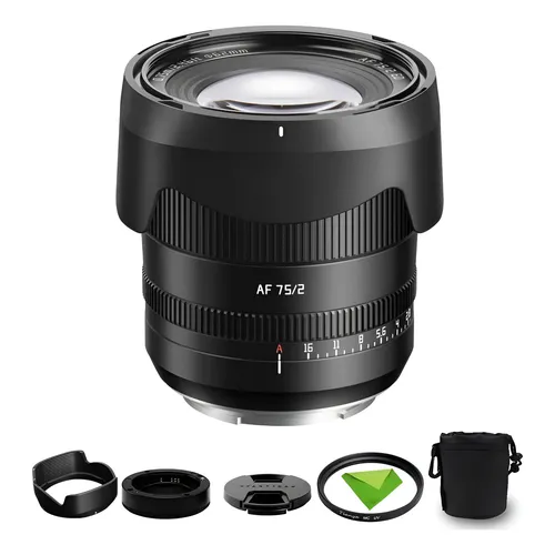 Ttartisan Af 75 Mm F2 Full Frame Para Câmeras Sony E-mount