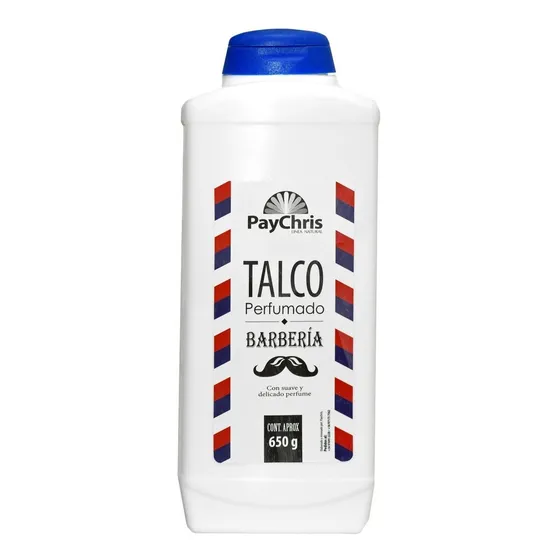 Talco Perfumado Para Barbería Y Peluquería 650g