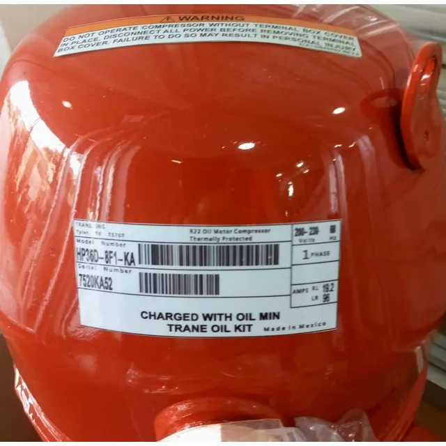 Compresor Pistón 3tr-3hp-36.000btu/r22/220v/1ph-monofásico