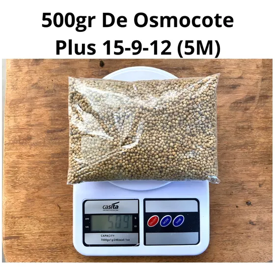 Fertilizante Adubo Osmocote Plus 15-9-12 (5m) - 500g