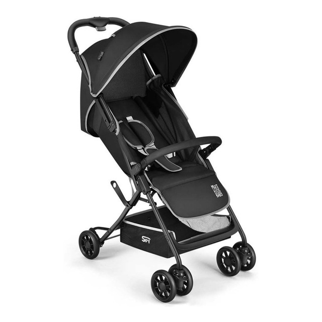 Carrinho Compacto Spy 0-15 Kgs Preto Multikids Baby - Bb424 Carrinho Compacto Spy 0-15 Kgs Preto Multikids Baby - Bb424