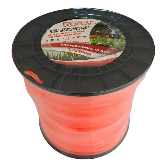 Nylon Para Desmalezadora 3.3mm X 200m Marca Roccia 