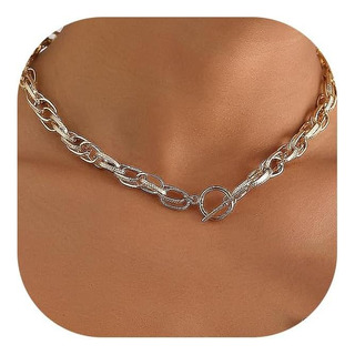 Gigb Pbdk Gargantilla De Oro Grueso Para Mujer, Collar De Ca Gigb Pbdk Gargantilla De Oro Grueso Para Mujer, Collar De Ca