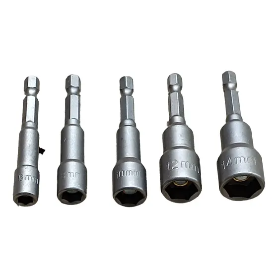 Puntas Atornillador Dado Hexagonal Iman 5pc