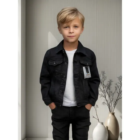 Jaqueta Jeans Infantil E Juvenil Masculina !!!:-) 